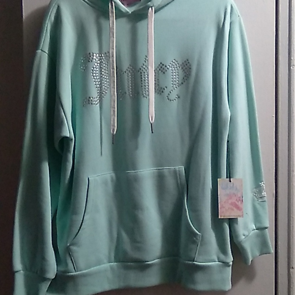 Forever 21 Juicy mint hoodie Medium